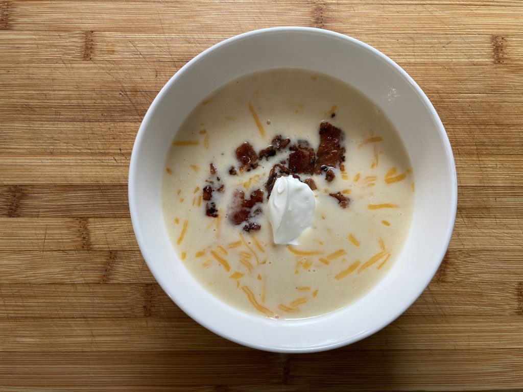 How to make Loaded Baked Potato Soup